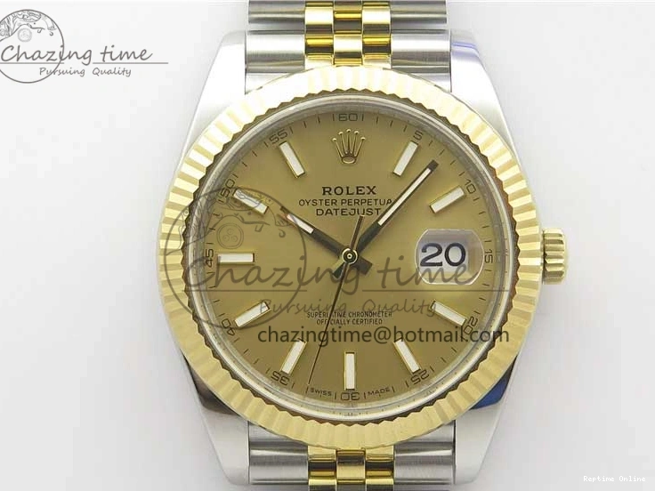 0513 DateJust 41 126333 SS YG ARF 1:1 Best Edition 904L Steel YG Lumed Dial on Jubilee Bracelet A Vibrant 3223